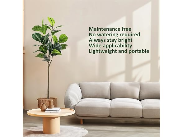VEVOR Artificial Fiddle Leaf Fig Tree