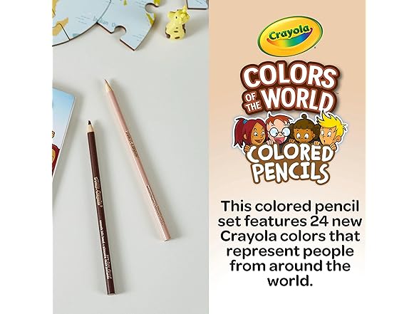 Crayola Colors of the World Colored Pencil Set