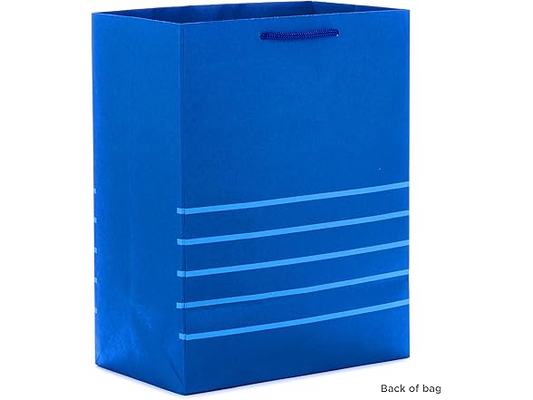Hallmark 11" Large Blue Gift Bag Bundle