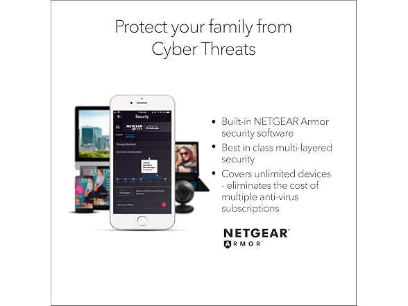 Netgear RAX50-100NAR NETGEAR AX5400 Nighthawk 6-Str