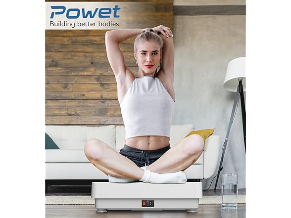 POWET W0893 Vibration Plate Exercise Machine 2