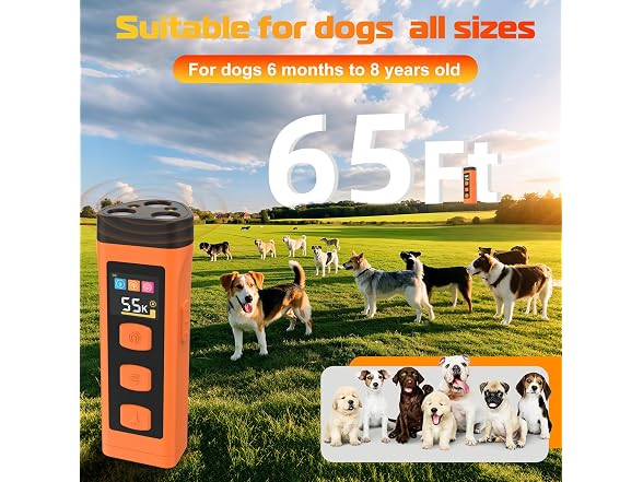Dog Bark Deterrent Device, 3X Ultrasonic Dog