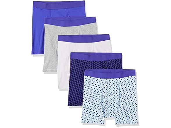 (5 Pack)  Men's Underwear Boxer Briefs