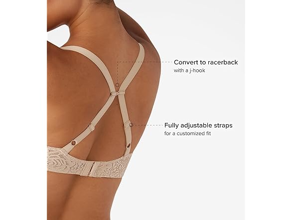 Wacoal Womens Halo Lace Underwire Bra
