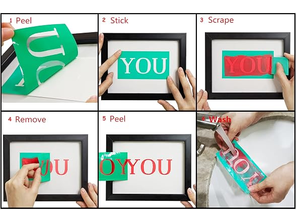 JAJADO Self Adhesive Silk Screen Stencils