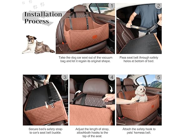 Wooaidagg Dog Car Seat