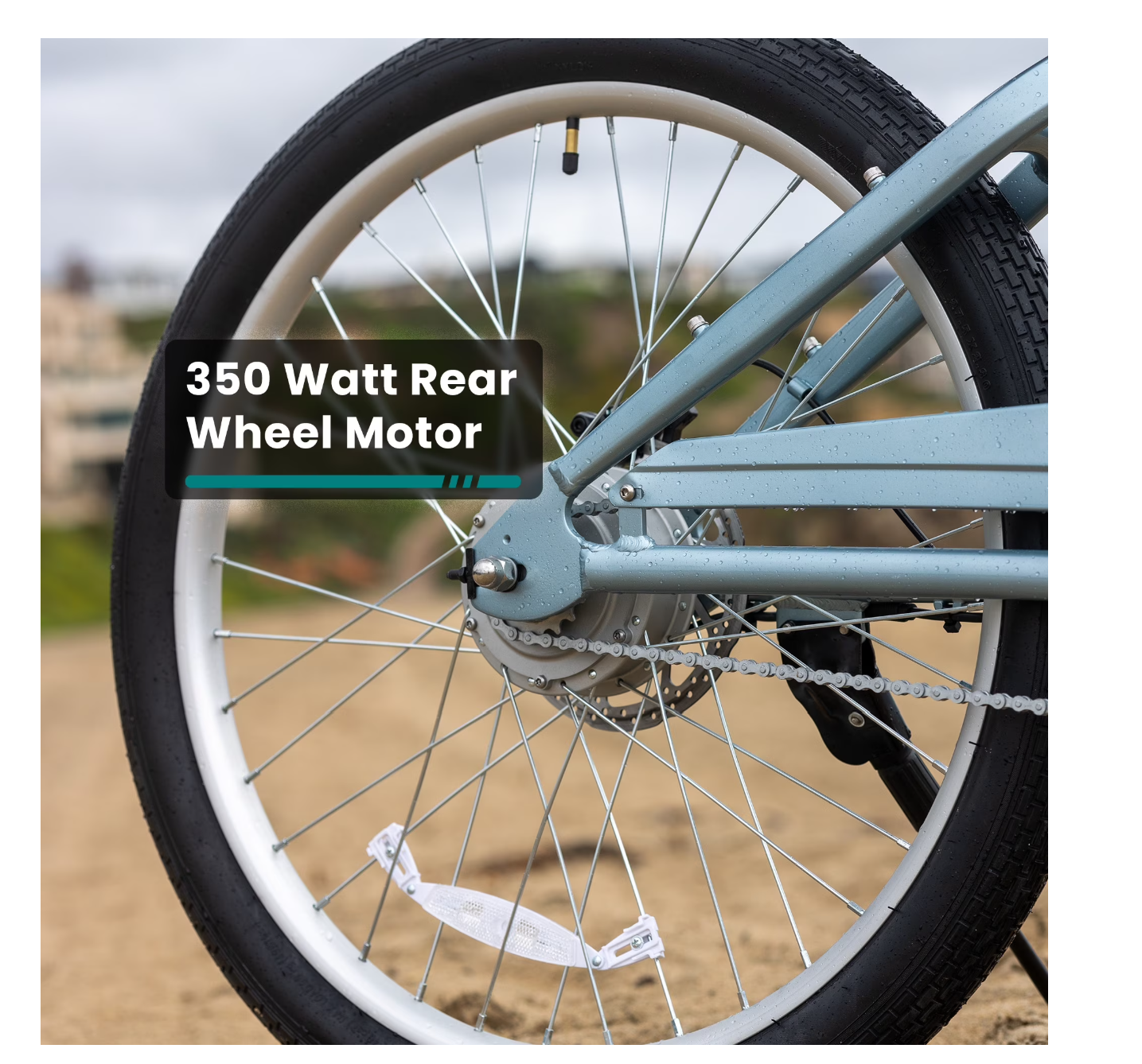 GOTRAX Shoreline 27.5" Electric Beach Cruiser - Gallery 12