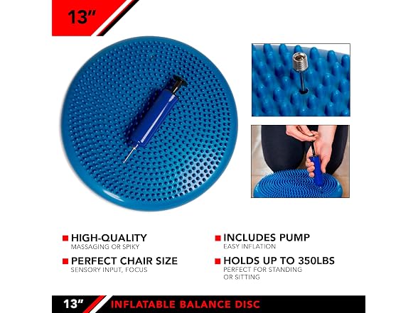 JFIT Inflatable Balance and Stability Disc