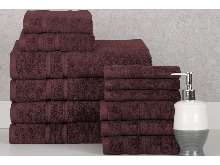 12 Piece Egyptian Cotton Towel Set