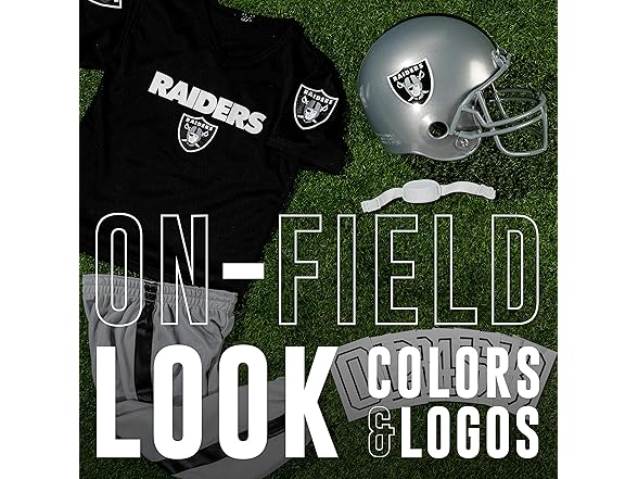 Raiders Kids Football Set Costume (L)