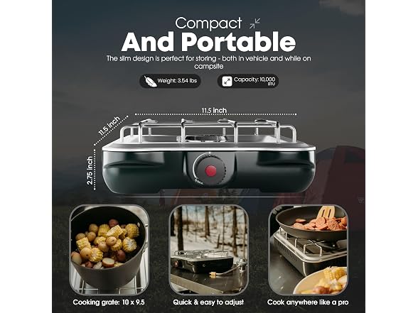GasOne Single Propane Burner Camp Stove