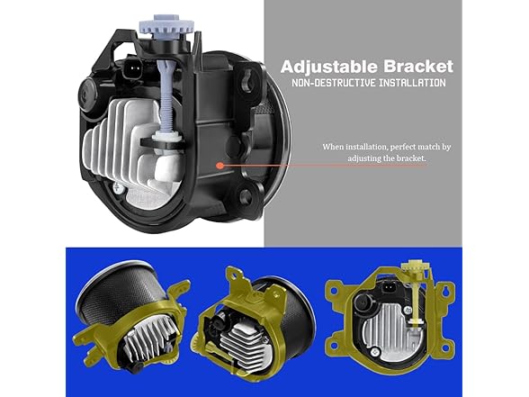 Cawanerl LED Fog Light Mitsubishi