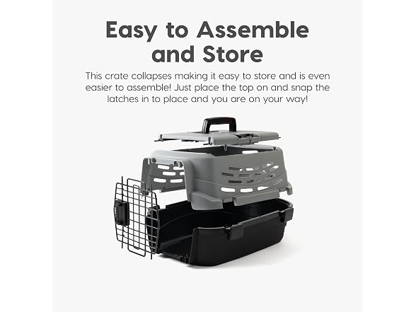 IRIS USA Pet Carrier, 23" Cat & Dog Carrier