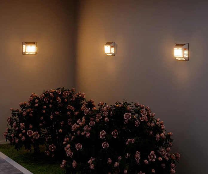 Solar LED Address Sign, White - Gallery 22