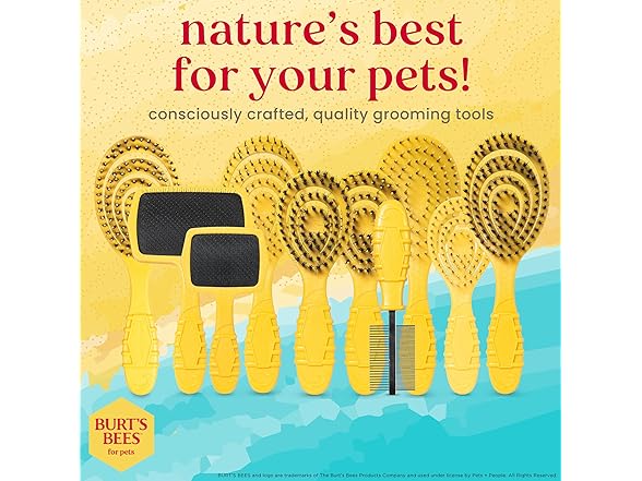 Burt's Bees for Pets Double Sided Brush for Large Dogs