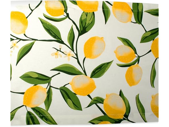 DII Lemon Bliss Tabletop Collection, Table Runner, 14x108