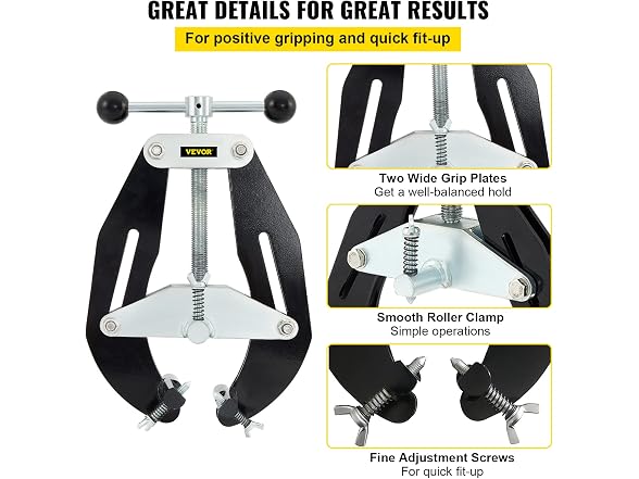 Pipe Clamp, 2 to 6 in, High Strength Ultra Clamp