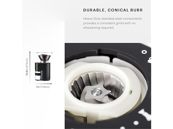 Bodum Bistro Electric Conical Burr Coffee Grinder