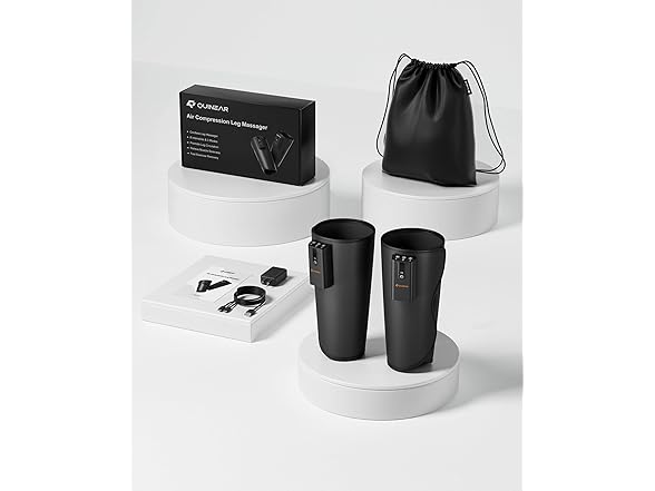 QUINEAR Cordless Calf Massager with Heat and Compression