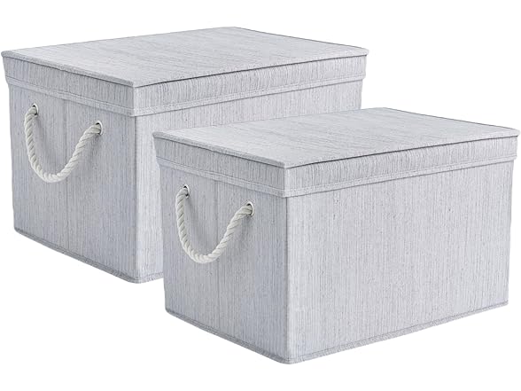 Sukkiri Homu Fabric Storage Baskets 2Pk