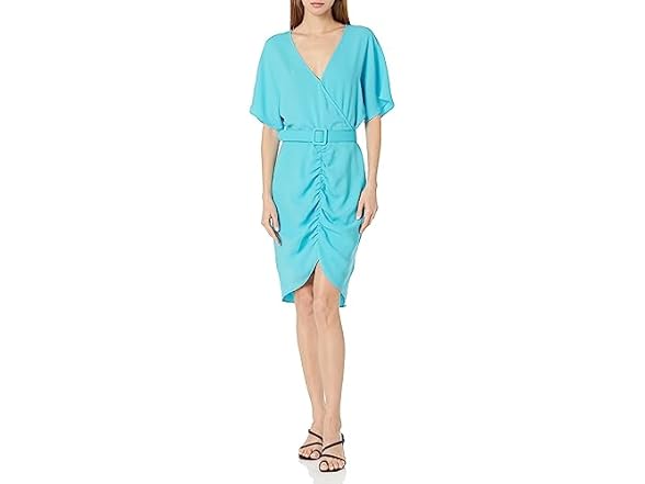 Trina Turk Womens Cocktail Dress Gathered Front (2)