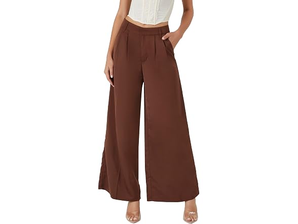 Forever 21 (M) Mid-Rise Ultra Wide-Leg Pants