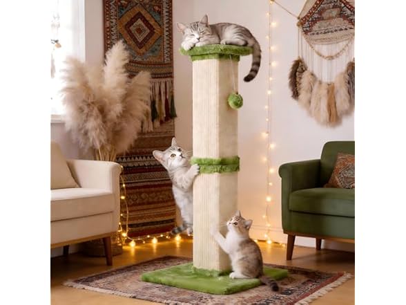 Fansafurn Tall Cat Scratching Post, 32''