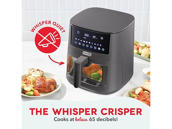 Dash Clear View Digital Air Fryer 7 Quarts 