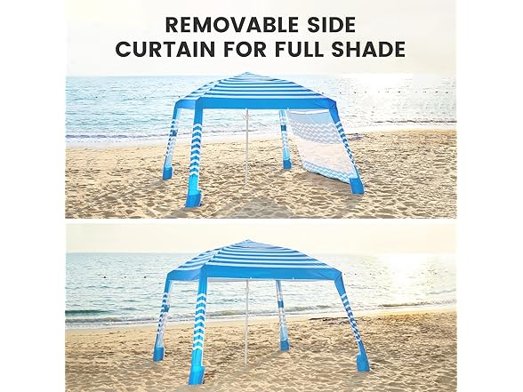 Zeraty Portable Beach Cabana Sun Shelter