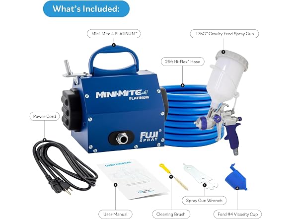 Fuji Spray 2804-T75G Mini-Mite 4 HVLP Spray System