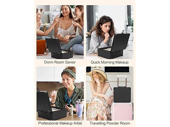 TanTo Makeup Box with LED Mirror