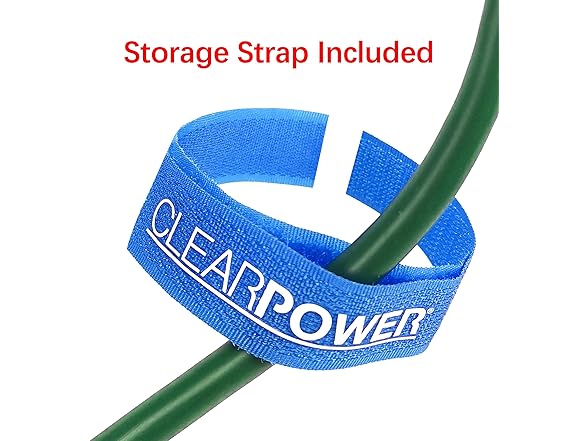 Clear Power Outdoor Extension Cord - 9 FT, 16/3 SJTW