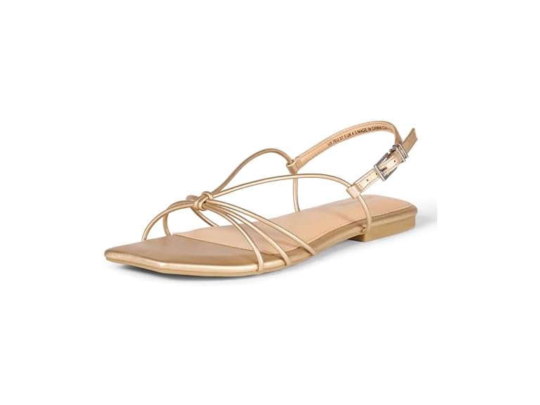Amazon Essentials Women's Strappy Flat Sandals - Gallery 12