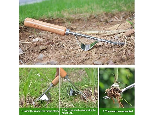 BERNIE ANSEL GAR-30 (2 Pack) Garden Weeder Hand Tool