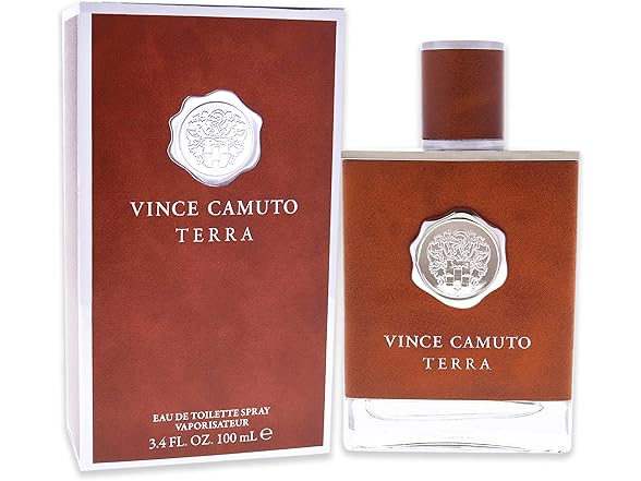 Vince Camuto Terra Eau de Toilette Spray for Men, 3.4 Fl Oz