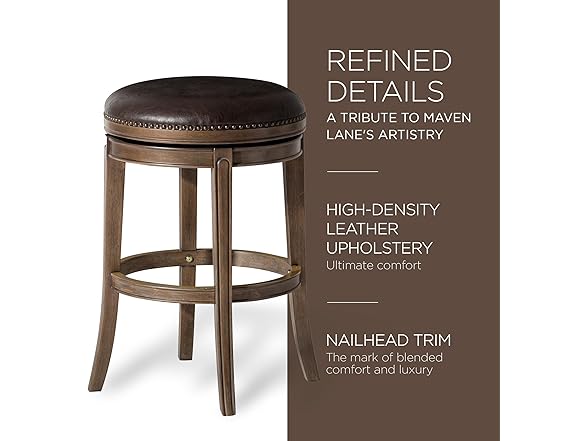Alexander Backless Bar Stool 31" Swivel Stool