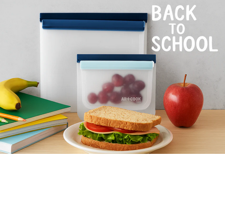Art+Cook RE-Useable Food Silicone Storage Bags - Gallery 7