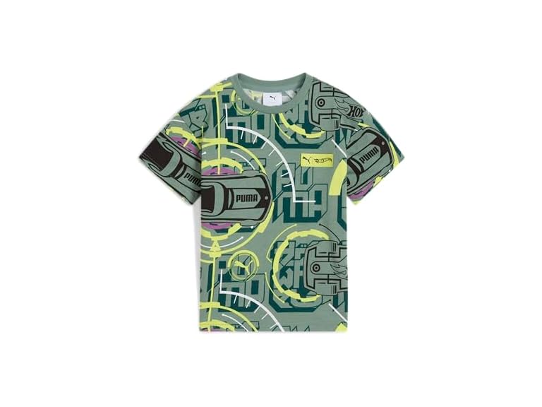 PUMA Boys' Hot Wheels Relaxed Cotton Graphic T-Shirt