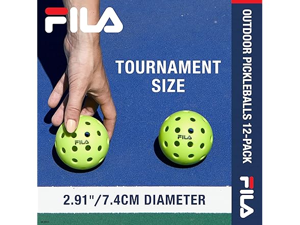 FILA Outdoor Pickleball Balls