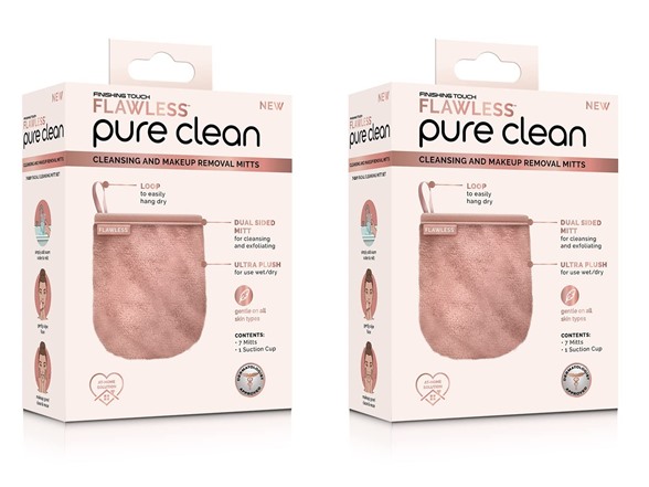 Day Facial Cleansing Mitt Set (Pack of 2)