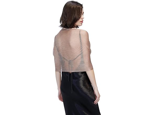 MissShorthair Women (OS) Sparkly Shawls Dresses