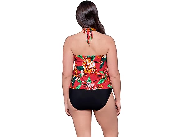 Aqua Green Women Halter Neck Tankini