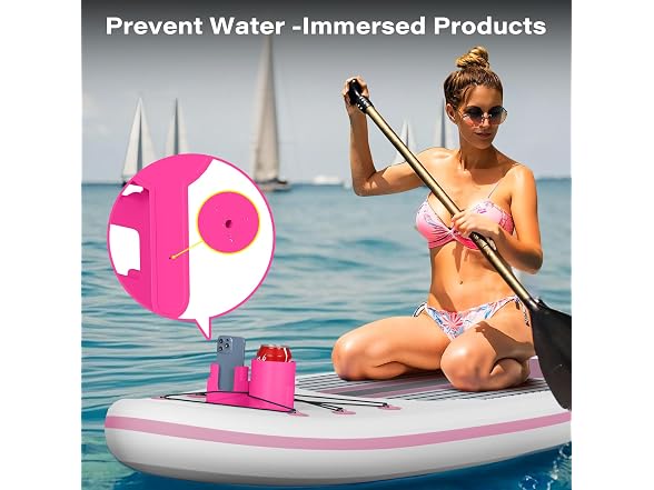 Paddle Board Cup Holder Stand Up 2-in-1