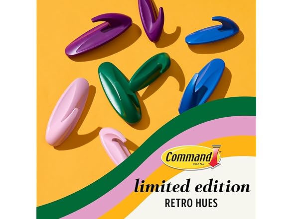 Command Mixed Designer Hook Pack, Watermelon, 10 Hooks
