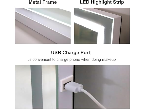 Despful Despful Makeup Vanity Mirror with Lights