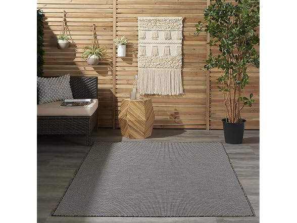 Nourison Positano Charcoal 4x6 Rug