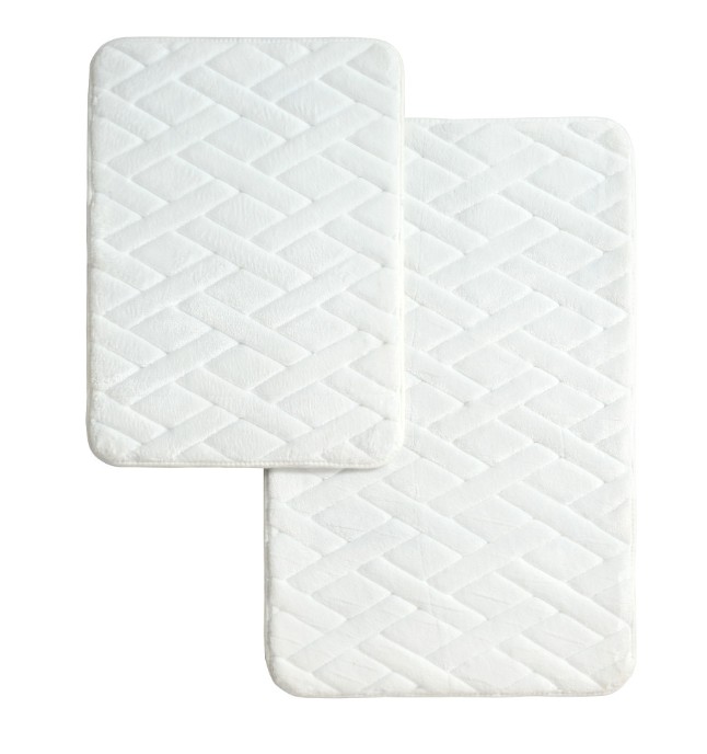 Dan River 2PC Luxury Memory Foam Bath Mats - Gallery 14