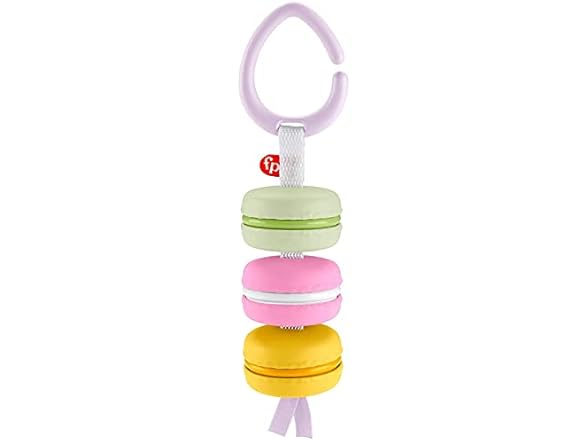 Fisher-Price Baby Toy My First Macaron Pretend Food Rattle