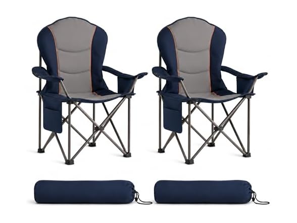 Suptinwear 2-Pack Oversized Camping Chair