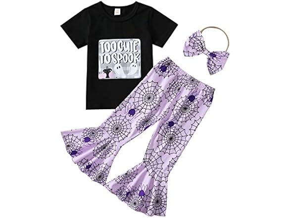 Toddler Girl Halloween Outfit Set